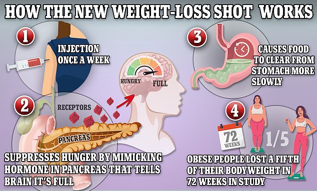 Weight-loss drugs such as Ozempic and Wegovy mimic the production of the hormone GLP-1, which helps keep the body full.